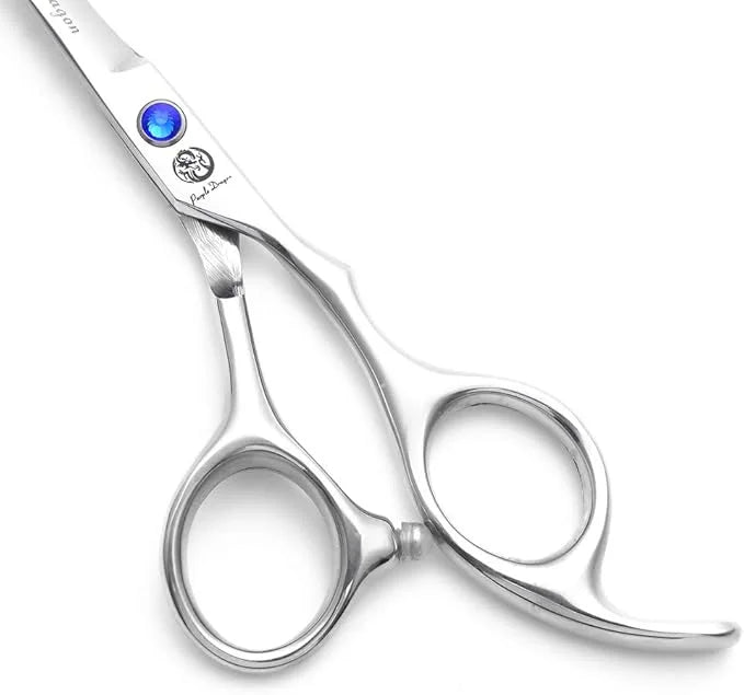 Purple Dragon 4“/5"/5.5"/6"/6.5"/7"/7.5"/8"/9"/10" Sharp Edge Salon Hair Cutting Shears - Pet/Dog Grooming Scissors with B...
