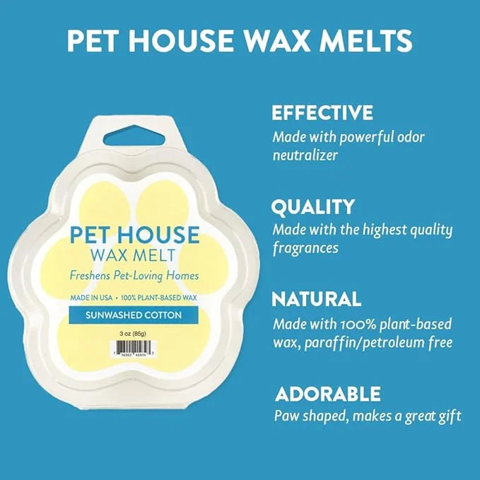 One Fur All 100% Natural Soy Wax Melts in 20+ Fragrances, Pack of 2 by Pet House - Long Lasting Pet Odor Eliminating Wax M...