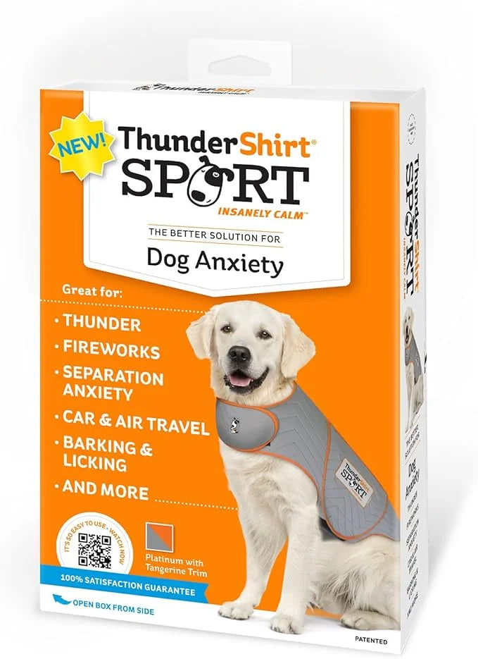 ThunderShirt for Dogs, XX Large, Platinum Sport - Dog Anxiety Relief Calming Vest - Product Image