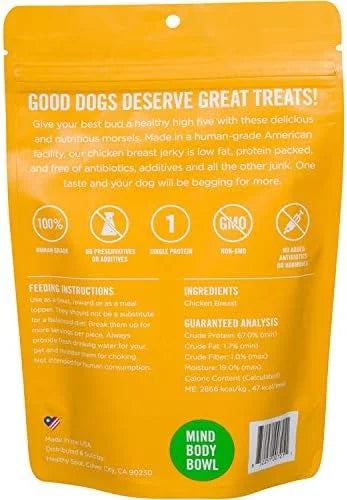 Healthy Spot / Mind Body Bowl - 2.5 oz Chicken Breast Freeze-Dried Treats - Healthy Snacks for Dogs and Cats, 1 Pack - Pro...