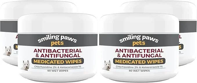 Smiling Paws Pets Wipe for Dogs & Cats - 50ct (4 Pack) - Product Image
