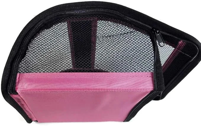 Tote for Lifelike Stuffed Interactive Pet Dogs and Cats, Nylon and Mesh Toy Carrier for Pet Animals, Zippered Carrying Cas...