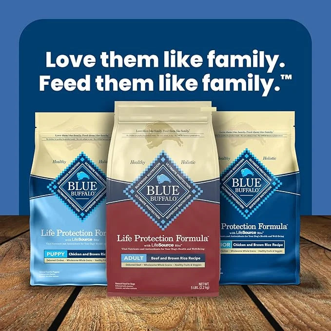 Blue Buffalo Life Protection Formula Adult Dry Dog Food, Helps Build and Maintain Strong Muscles, Made with Natural Ingred...