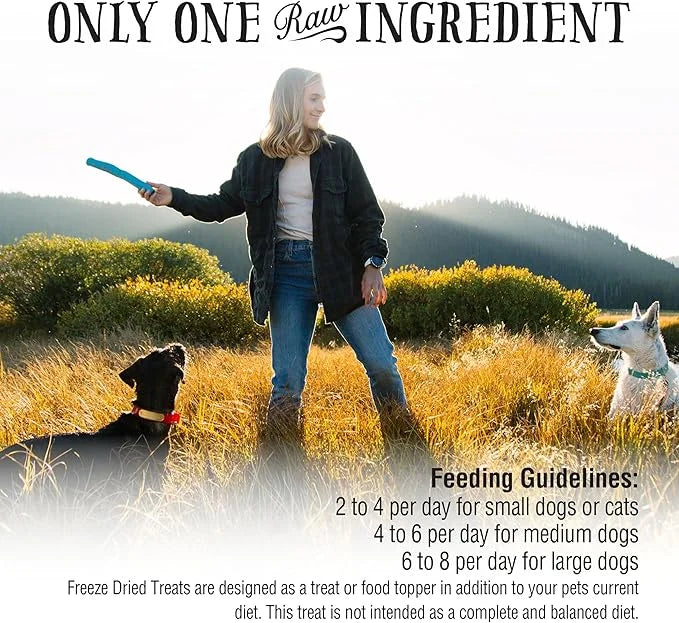 Northwest Naturals Raw Rewards Freeze-Dried Pork Heart Treats for Dogs and Cats - Bite-Sized Pieces - Healthy, 1 Ingredien...