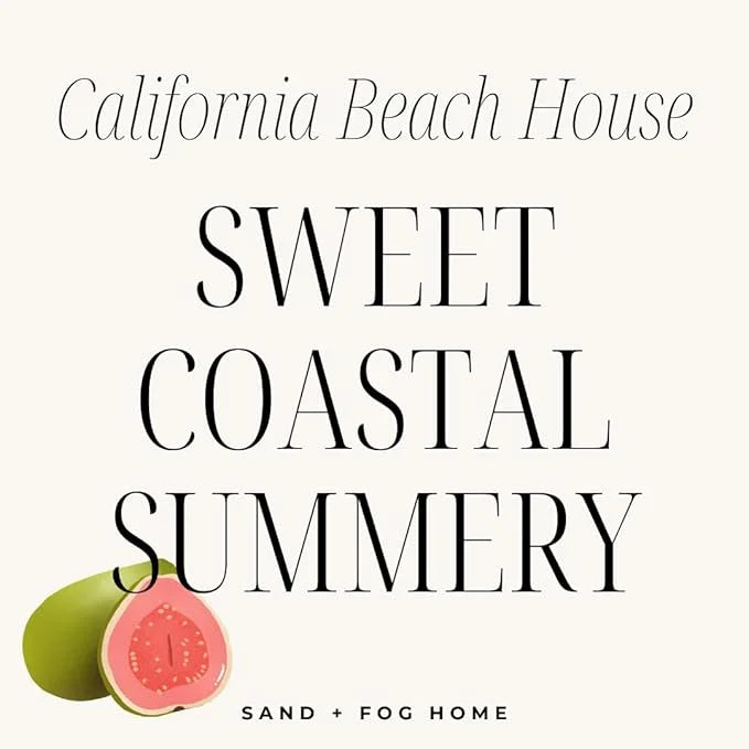 Sand + Paws Scented Candle - California Beach House–Luxurious Air Freshening Jar Candles Neutralize pet Odors and Enhance ...