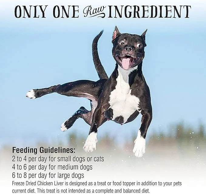 Northwest Naturals Raw Rewards Freeze-Dried Chicken Liver Treats for Dogs and Cats - Bite-Sized Pieces - Healthy, 1 Ingred...