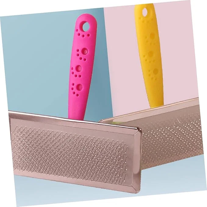 Mipcase 3pcs Pet Comb Hair Tool Tool Cleaning Tool Pet Brush Dog Slicker Brush Self Cleaning Dog Combs for Grooming Stainl...