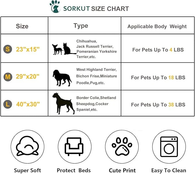 1 Pack 3 Puppy Blankets Cat Dog Blankets Super Soft Warm Sleep Mat Grey Star Cute Print Blanket Fluffy Fleece Pet Blanket ...