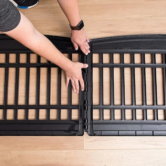 IRIS USA 24" 2-Panel Add-On Panels, Pet Dog Puppy Playpen, Foldable, Customizable, Black - Product Image