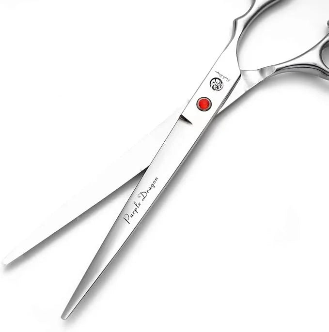 Purple Dragon 4“/5"/5.5"/6"/6.5"/7"/7.5"/8"/9"/10" Sharp Edge Salon Hair Cutting Shears - Pet/Dog Grooming Scissors with B...