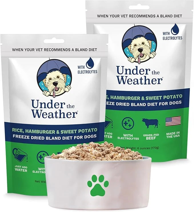 Under the Weather Bland Diet for Dogs | Easy to Digest for Sick Dogs |Always Be Ready| Contains Electrolytes - Natural Fre...