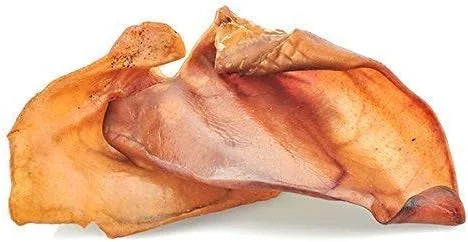 Healthy Pig Ear Chews for Dogs โ Brazilian Made High Protein Pigโs Ears Pet Treats โ Thick Cut, Oven Baked & Slow Cooked D...