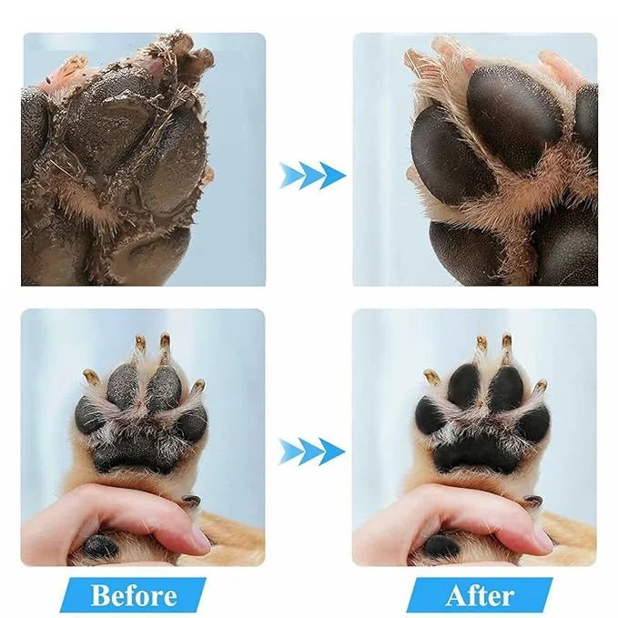 2 Pack Portable Dog Paw Cleaner, Washer, Buddy Muddy Pet Foot Cleaner for Medium Breed Dogs and Cats, Blue - Product Image