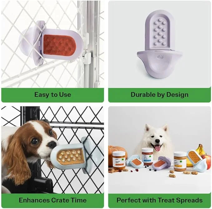 Diggs Groov Crate Training Aid for Puppies - Dog Crate Licking Toy and Puppy Training Aid - Safe, Calming Dog Enrichment K...