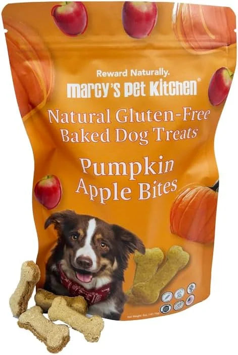 Marcy's Pet Kitchen- All Natural, Crunchy, Pumpkin Biscuit Dog Treats - Homemade - Crunchy Approved- Vegan, Gluten Free, H...