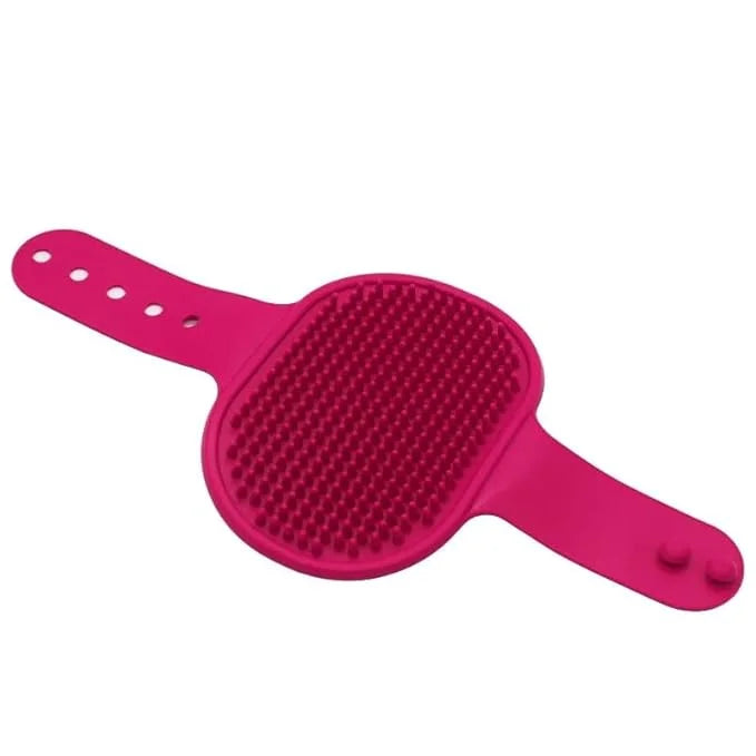 2 Pack Dog Grooming Brush Set - 1 Fuchsia and 1 Yellow For Dogs, Cats - Product Image