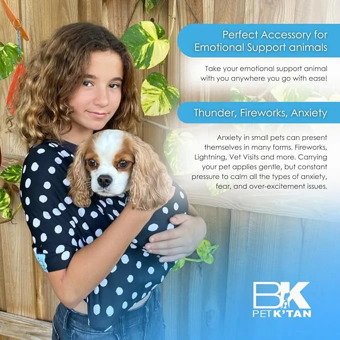 Pet K'tan Dog Sling Carrier: Hands Free for Small & Medium Dogs - #1 Pet Travel Accessory & Gift -Bond with New Puppy- Saf...