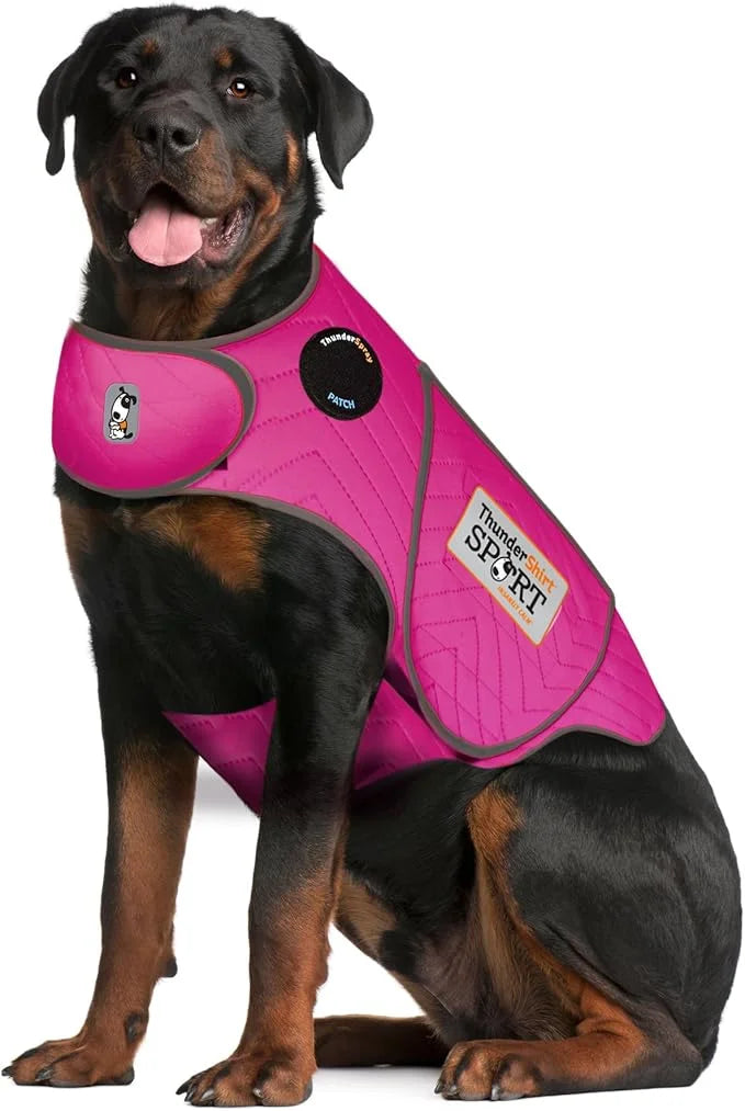 ThunderShirt for Dogs, XX Large , Fuchsia Sport - Dog Anxiety Relief Calming Vest - Product Image