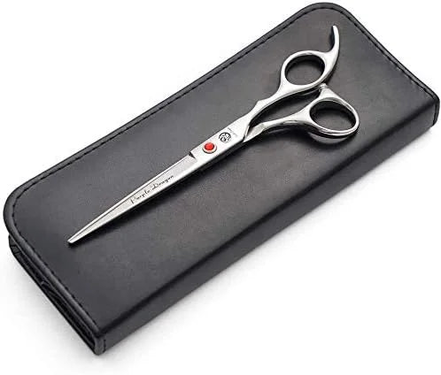 Purple Dragon 5"/5.5"/6"/6.5"/7"/7.5"/8"/9"/10" Sharp Edge Hair Cutting Shears Pet/Puppy/Cat Grooming Scissors with Bag - ...