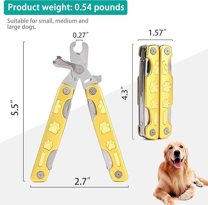 Heavy Duty Dog Nail Clippers for Thick Nail 【Cut Nails Like Butter】, Quite Sharp Pet Nail Clippers for Large Dogs, Easy & ...