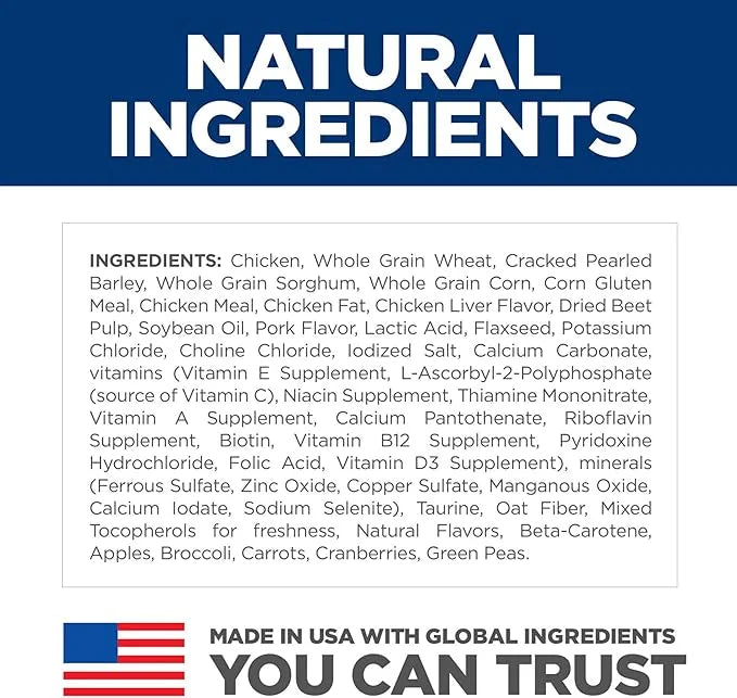 Hill's Science Diet Large Breed, Adult 1-5, Large Breed Premium Nutrition, Dry Dog Food, Chicken & Barley, 35 lb Bag - Pro...