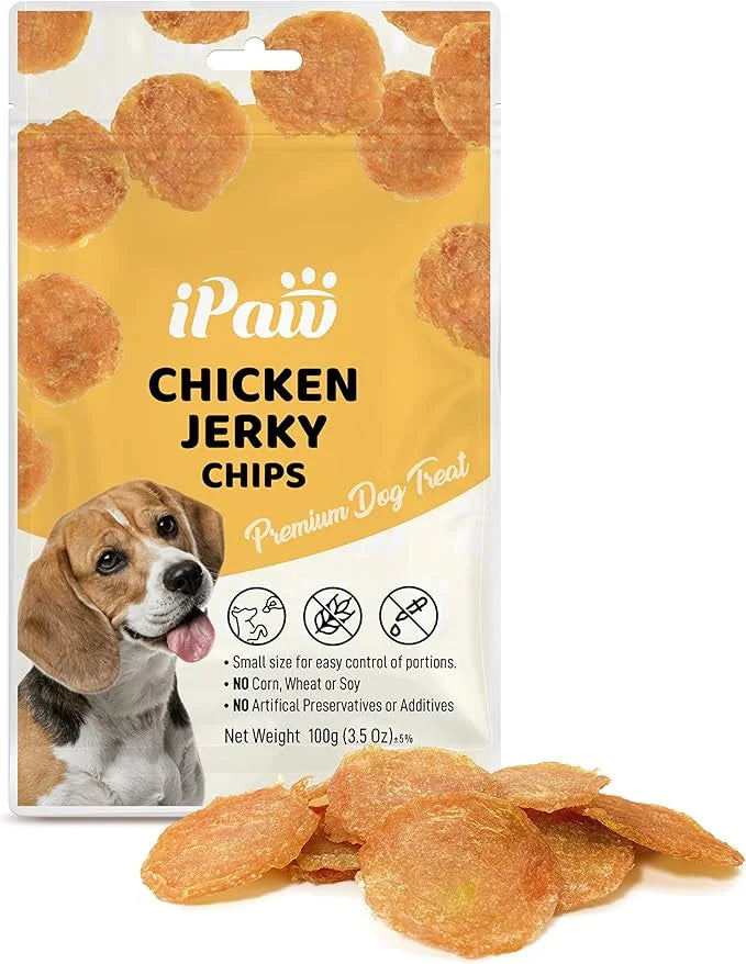 Dog Treats for Puppy Training, All Natural Human Grade Dog Treat, Hypoallergenic, Easy to Digest (Chicken Chips) - Product...