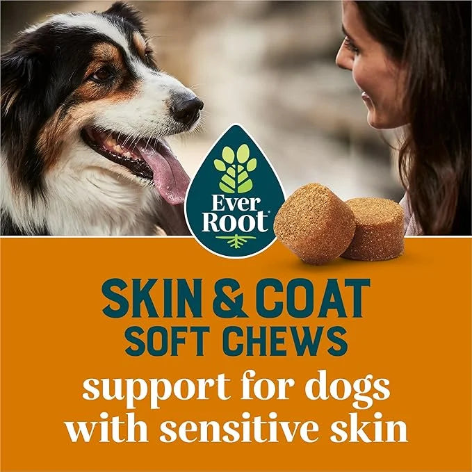 by Purina Skin and Coat Dog Supplements Soft Chews - 10.6 oz. Canister - Product Image
