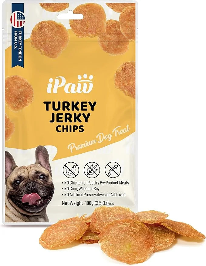 Turkey Dog Treats for Puppy Training, All Natural Human Grade Dog Treat, Ingredient Sourced from USA, Hypoallergenic, Easy...