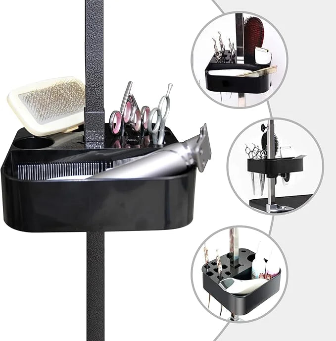 Portable Pet Grooming Tool, Dog Grooming Arm Accessories, Hairdressing Scissors Clips Brushes Organizer for Pet Shop - Pro...