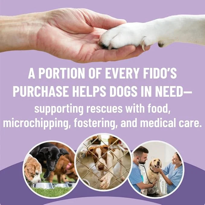 Fido's Grass-Fed Beef Bone Broth for Dogs 7oz with 94% Protein - Picky Eaters Human Grade Bone Broth Powder for Dogs - Mad...