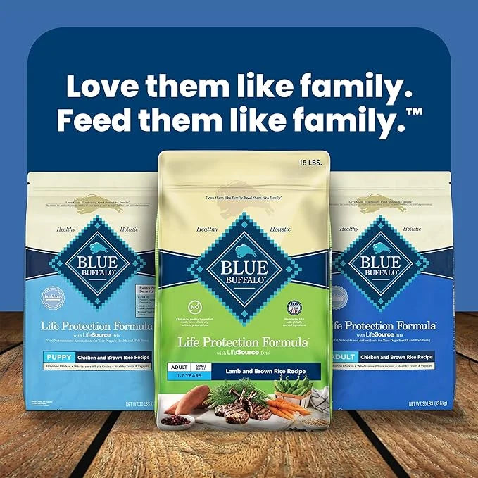 Blue Buffalo Life Protection Formula Adult Small Breed Dry Dog Food, Supports High Energy Needs, Made with Natural Ingredi...