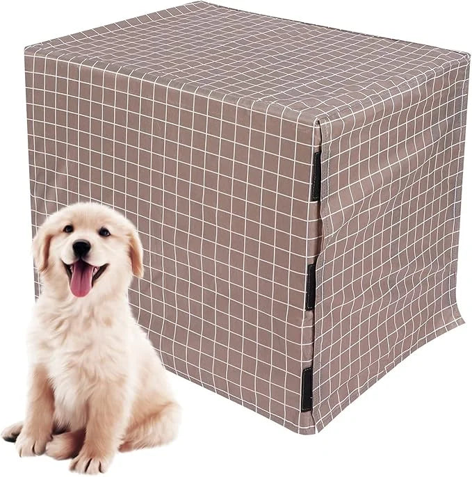 Dog Kennel Cover Oxford Pet Cage Cover Oxford Cat Crate Cover Seasons Universal Rain Dust and Sun Protection Pet Supplies ...