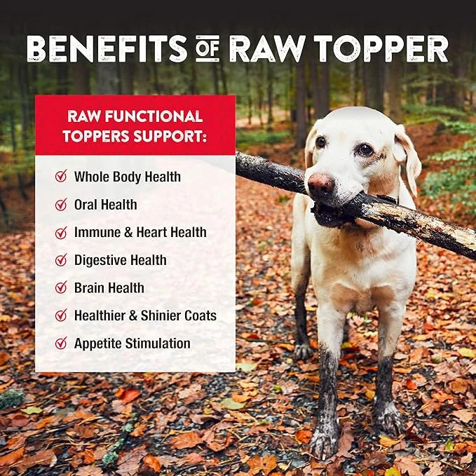 Northwest Naturals Freeze-Dried Beef Blood Functional Topper - for Dogs & Cats - Healthy, 1 Ingredient, Human Grade Pet Fo...