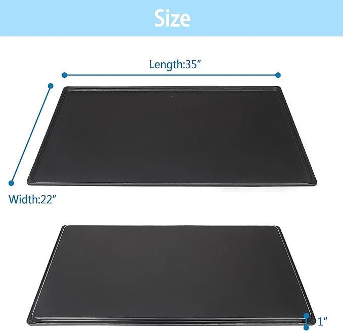 Dog Crate Tray 35"-ChewProof Replacement Pan, Easy to Clean, Easy to Assemble,Ideal for Potty Training- Perfect for Pet Cr...