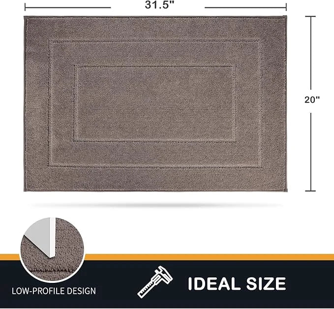 PURRUGS Dirt Trapper Door Mat 20" x 31.5", Non-Slip/Skid Machine Washable Entryway Rug, Dog Door Mat, Super Absorbent Welc...