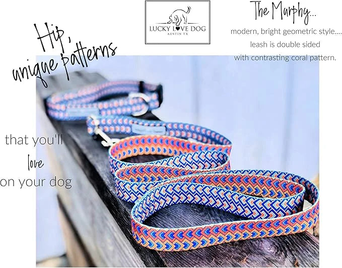 Lucky Love Dog Collar, Big Dog Collar for X-Large Dogs, Comfort Dog Collar for Boy Dogs, Beautiful & Vivid Patterns, Easy ...
