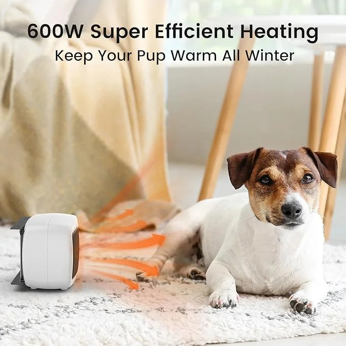 Dog House Heater, 300-600W Pet Heating for Dogs Chicken Coops Garage Greenhouse Gift for Farm Garden Lover, Anti Chew Cord...