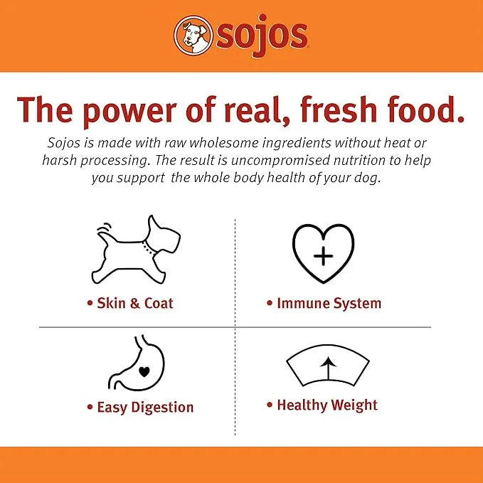 Sojos Complete Beef Recipe Dehydrated Dog Food, 7 lb, Yellow - Product Image
