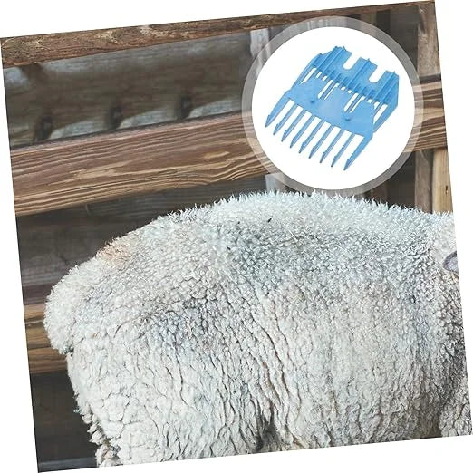 Kisangel 2pcs Sheep Shears Attachment Guard Electric Wool Shears Accessory Trimmer Guide Replacement Blades for Goat Shave...