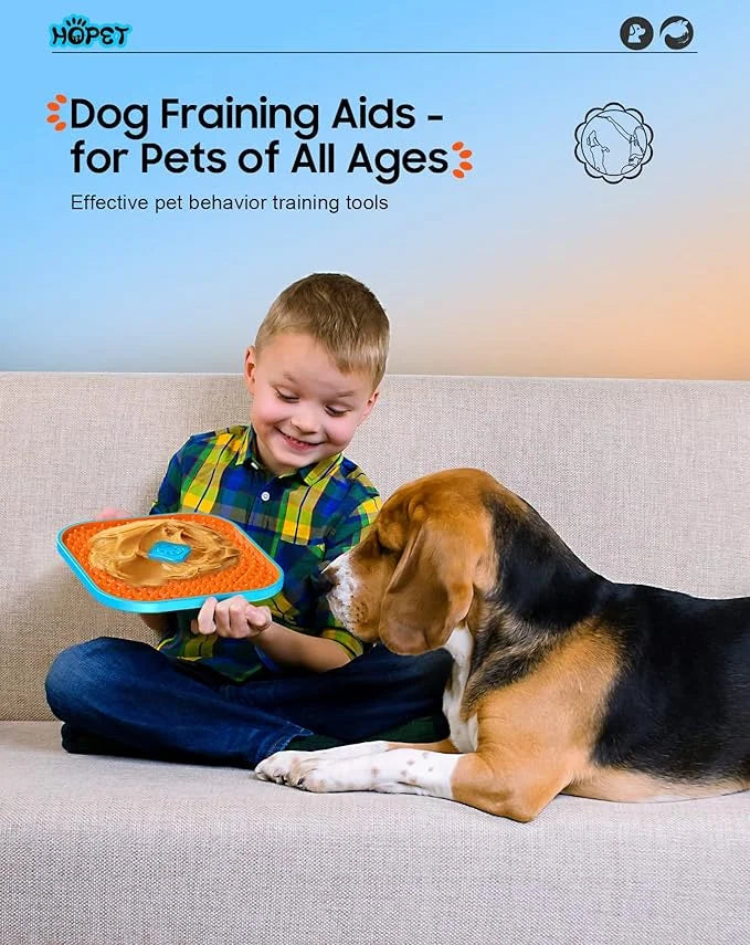 HOPET Licking Mat for Dogs, Dog Crate Lick Mats Slow Feeder,Dog Cage Training Tools Pet Licking Mat Slow Feeder for Peanut...
