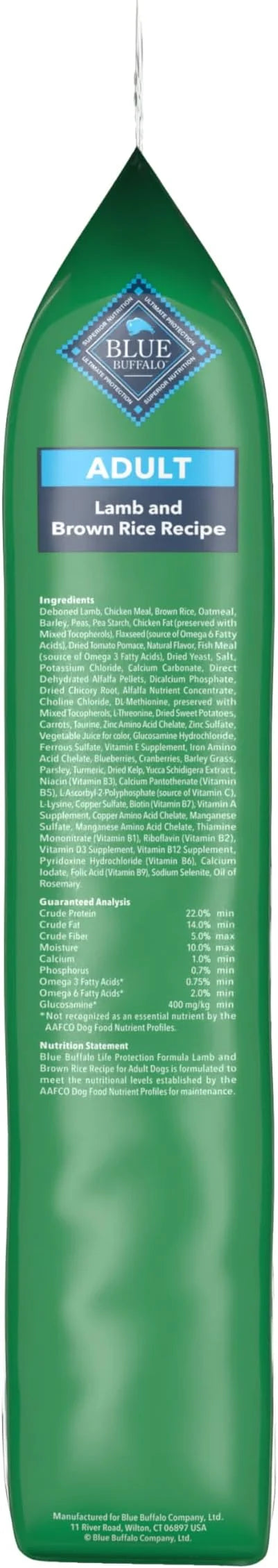 BLUE BUFFALO Life Protection Formula Adult Dry Dog Food, Helps Build and Maintain Strong Muscles, Made with Natural Ingred...