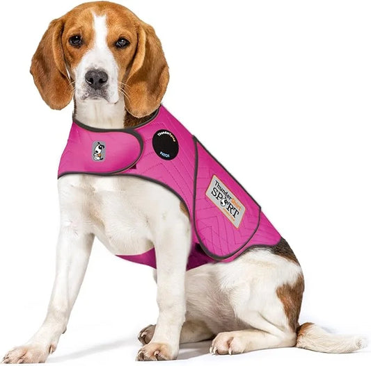 ThunderShirt for Dogs, Medium, Fuchsia Sport - Dog Anxiety Relief Calming Vest - Product Image