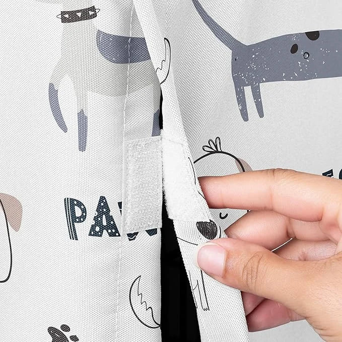 Sweet Jojo Designs 36in. Medium Dog Crate Cover (Cartoon Puppy Print) Pet Cage, Kennel Covers (Neutral, Modern, Bulldog, W...