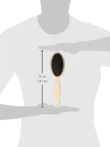 #1 All Systems 27mm Firm Pin Brush, Large, Black - Product Image