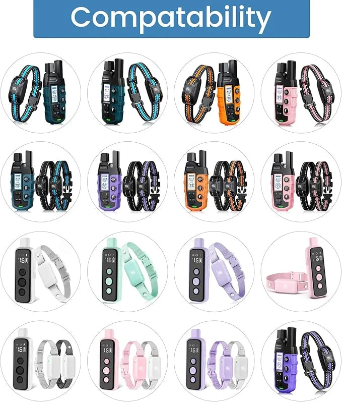 2-Pack Charger Cord for Bousnic Dog Shock Collar RS2A and RS2B, 2-in-1 Training Collar USB Charging Cable - Product Image