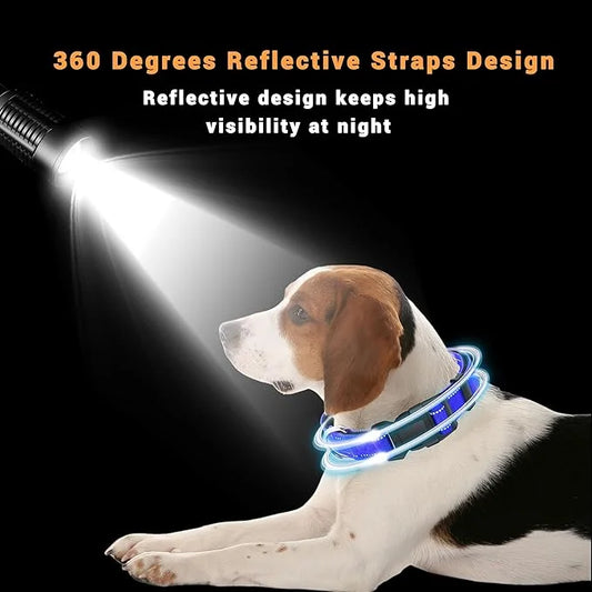 2 Pack Reflective Dog Collar with Safety Locking Buckle, Adjustable Soft Breathable Comfortable Nylon Pet Collar for Small...