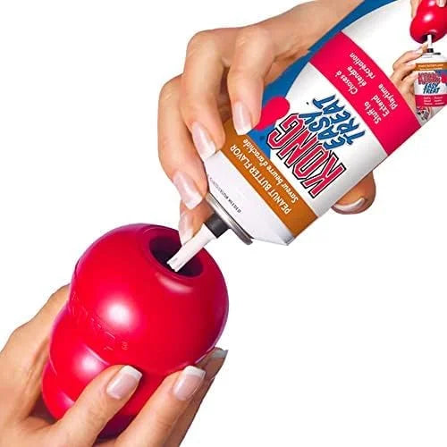 KONG Classic Stuffable Dog Toy - Fetch & Chew Toy for Dogs - Treat-Filling Capabilities & Erratic Bounce for Extended Play...