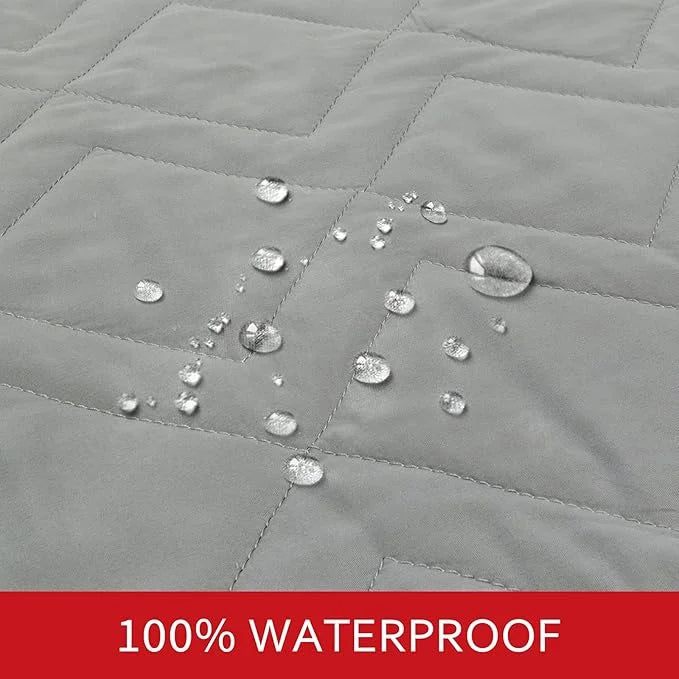 Waterproof Blanket 2 Pack Dog Bed Cover with Non-Skid Bottom, Couch Cover for Dogs, Mattress Protector Furniture Protector...