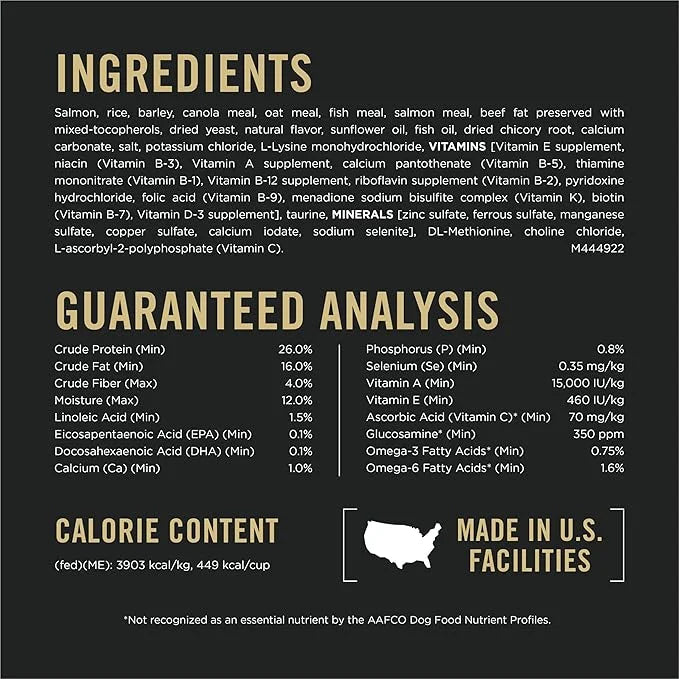 Purina Pro Plan Sensitive Skin and Stomach Dog Food Dry, Adult Salmon & Rice Formula, Digestive Health - 40 lb. Bag - Prod...
