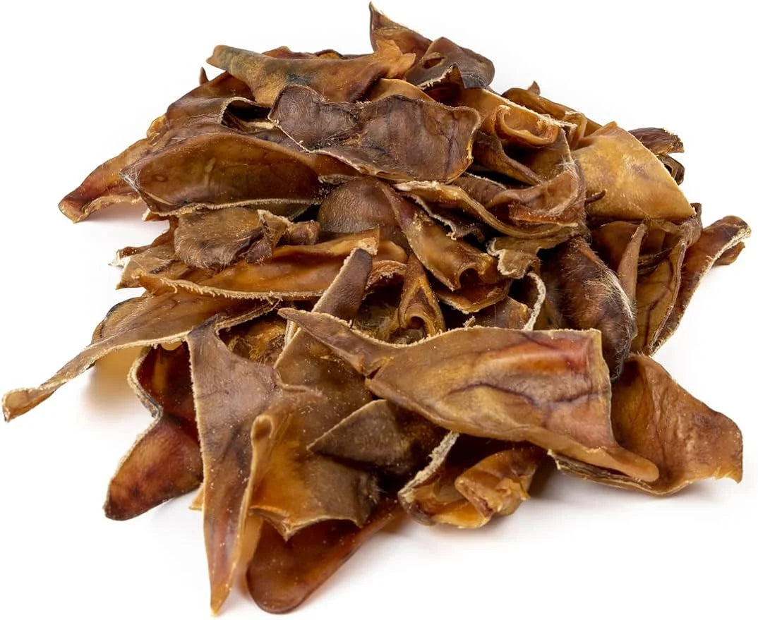 Mighty Paw Half Pig Ears for Dogs - All Natural Single Ingredient Pig Ear Treat - Better Than Rawhide Snacks for Puppies a...